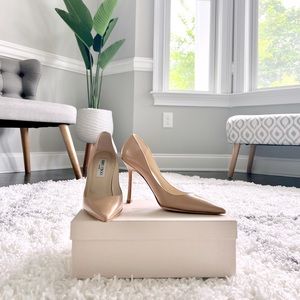 JIMMY CHOO***SOLD***Empire 100 Blush Nude Beige Heels 37 💕
